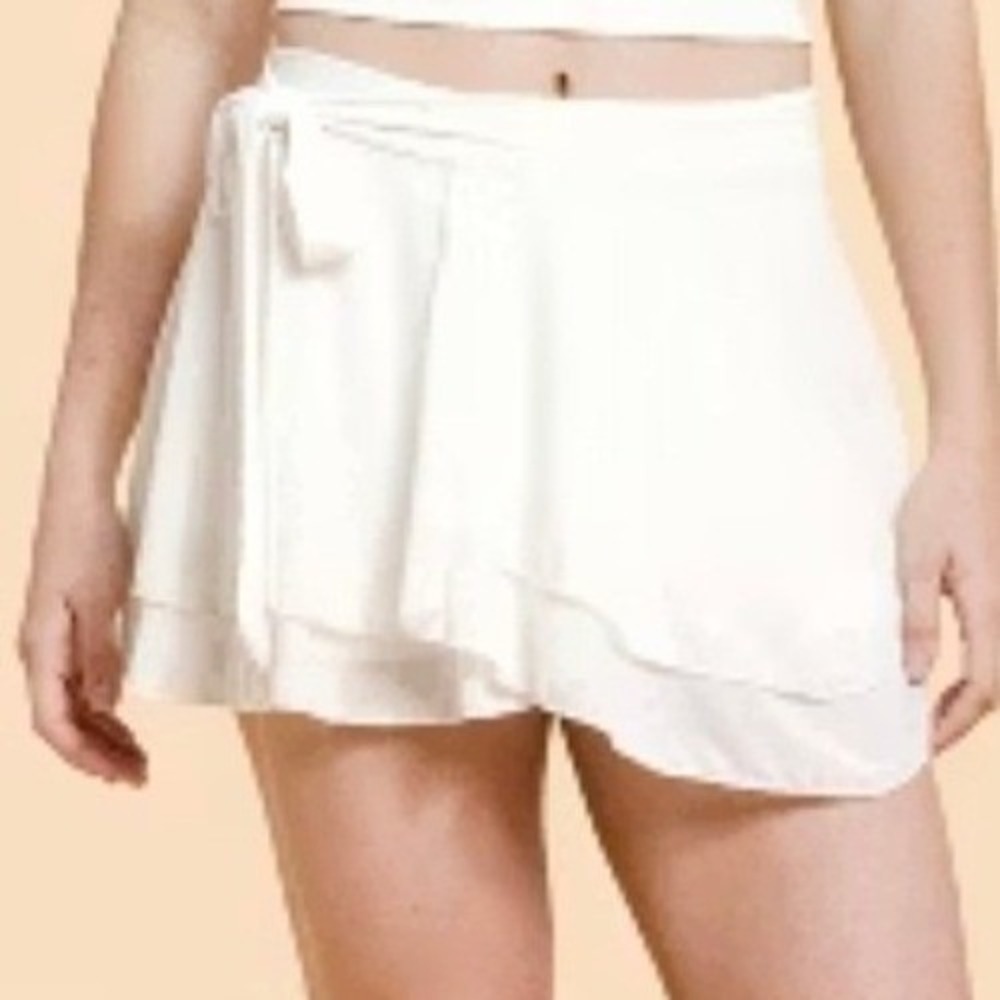 BLOGILATES Sugar Swizzle‎ Dance Studio Wrap Skort Mesh Ballet Activewear XS